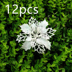 Sparkle Bloom Christmas Flower Ornaments