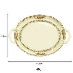 Creative Resin Candle Holder Plate Earrings Necklace Jewelry Ornament
