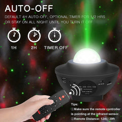 Star Wave Bluetooth LED Projector & Music Light