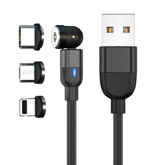 MagniFlex 540° Three-in-One Magnetic Charging Cable