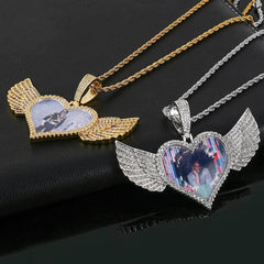 Personality Frame Solid Pendant Necklace