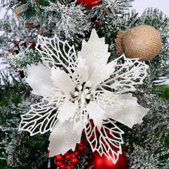 Sparkle Bloom Christmas Flower Ornaments