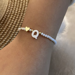 Pearl Script Custom Shell Beaded Jewelry