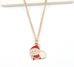 Cute Cartoon Santa Claus, Snowman, & Elk for Christmas & New Year