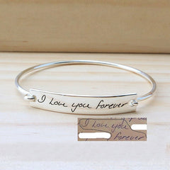 Engrave Pro Titanium Steel Letter Bracelet