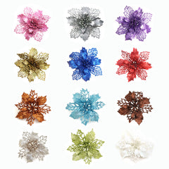 Sparkle Bloom Christmas Flower Ornaments