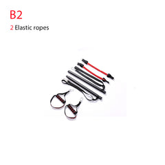 Body Workout Bar with Resistance Bands & Rubber Buckles