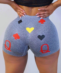 Flex Fit High-Waisted Workout Shorts