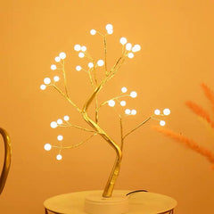 Copper Glow LED Bedroom Light