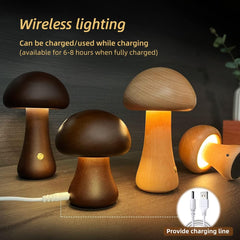 Glow Mushroom Touch LED Night Light