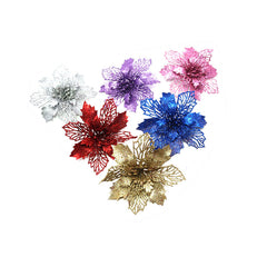 Sparkle Bloom Christmas Flower Ornaments