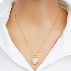 Zircon Spin Dual Necklace & Ring Set