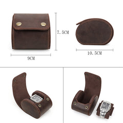 Lux Guard Single Leather Watch Storage Box