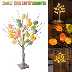 Spring Glow LED Birch Tree Easter Decoration