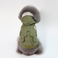 Cozy Paws Winter Dog Coat with Cap