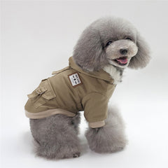 Cozy Paws Winter Dog Coat with Cap