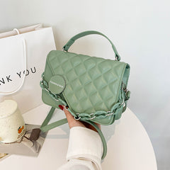 Chic Square Women's Rhombic Portable Bag