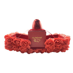 Eternal Love Rose & Crystal Jewelry Box Set