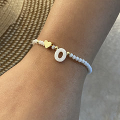 Pearl Script Custom Shell Beaded Jewelry