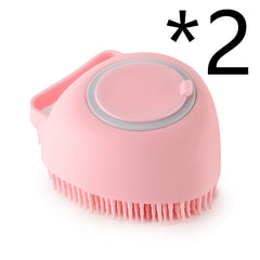 Silk Paws Silicone Dog Bath & Massage Grooming Gloves