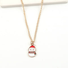 Cute Cartoon Santa Claus, Snowman, & Elk for Christmas & New Year