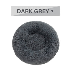 Cozy Paws Fluffy Donut Pet Bed