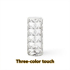 Crystal Glow Touch Dimming USB Table Lamp