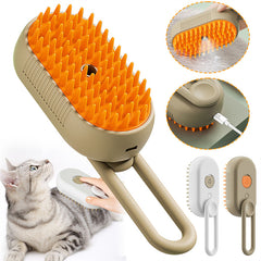 Groom Ease Electric Spray & Massage Pet Brush