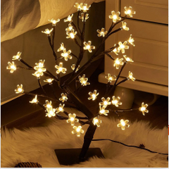 Copper Glow LED Bedroom Light
