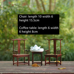 Crimson Rosewood Miniature Furniture Model