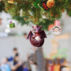 Creative Acrylic Automobile Hanging Decoration for Christmas