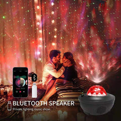 Star Wave Bluetooth LED Projector & Music Light