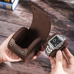 Lux Guard Single Leather Watch Storage Box