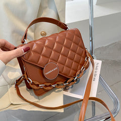Chic Square Women's Rhombic Portable Bag