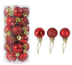 Shiny & Matte Christmas Ball Decorations