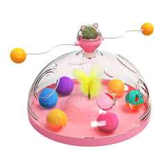 Meow Spin Interactive Cat Windmill Toy