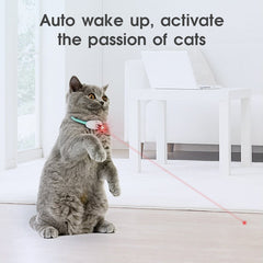 Automatic Smart Laser Teasing Collar for Cats, USB Charging