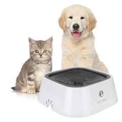 1.5L Anti-Overflow Floating Pet Water Bowl