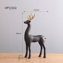 Nordic Elegance Elk Decor