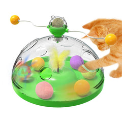 Meow Spin Interactive Cat Windmill Toy