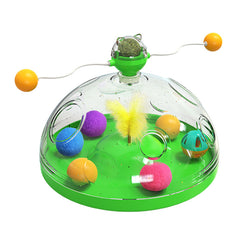 Meow Spin Interactive Cat Windmill Toy