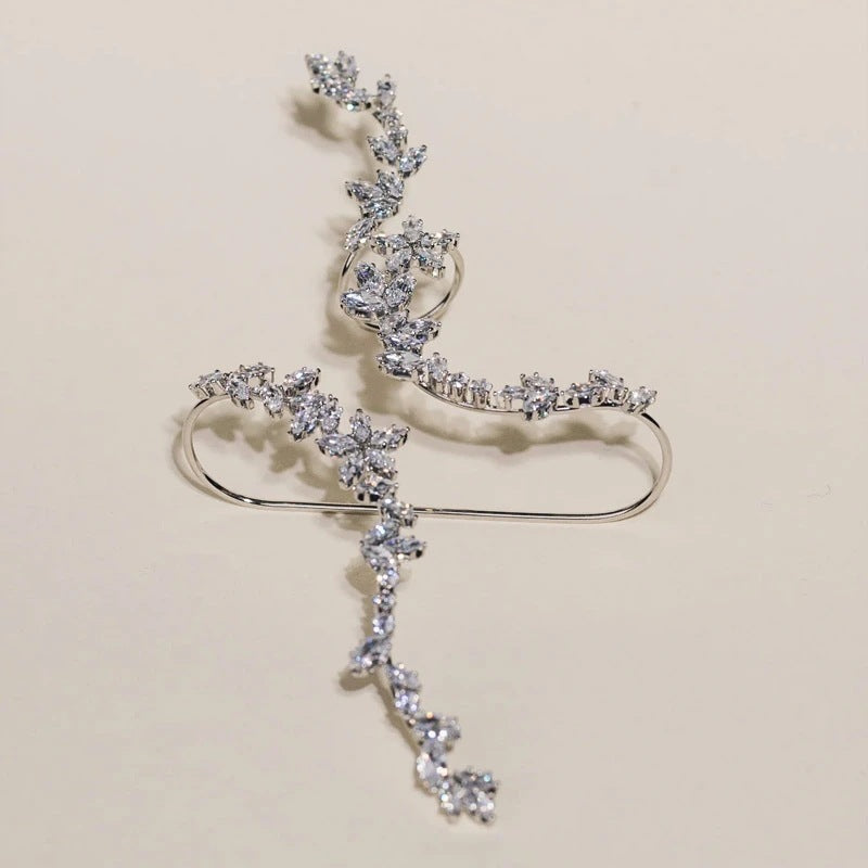 Elegant Leaf Zircon Fashion Bracelet for Women