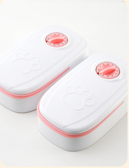Automatic Pet Food Dispenser with Timer & Stainless Steel Bowl