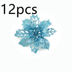Sparkle Bloom Christmas Flower Ornaments