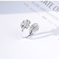 Zircon Blossom Women's Fashion Ring