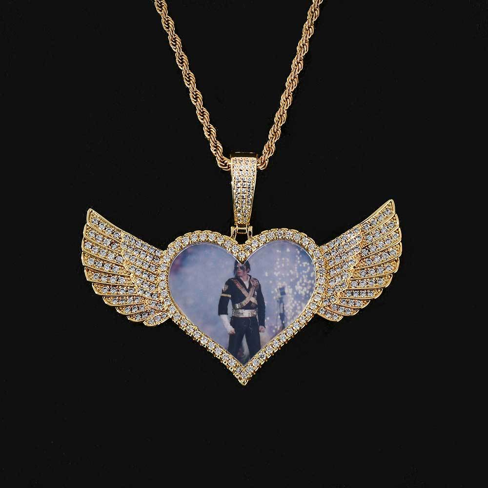 Personality Frame Solid Pendant Necklace