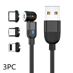 MagniFlex 540° Three-in-One Magnetic Charging Cable