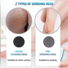 Vacuum Smooth Electric Foot Grinder