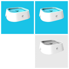 1.5L Anti-Overflow Floating Pet Water Bowl