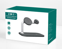Magnetic Charge 3-in-1 Wireless Charging Station